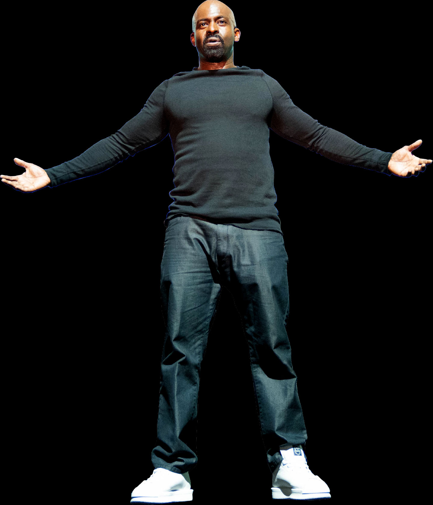 Bryonn Bain standing with arms wide